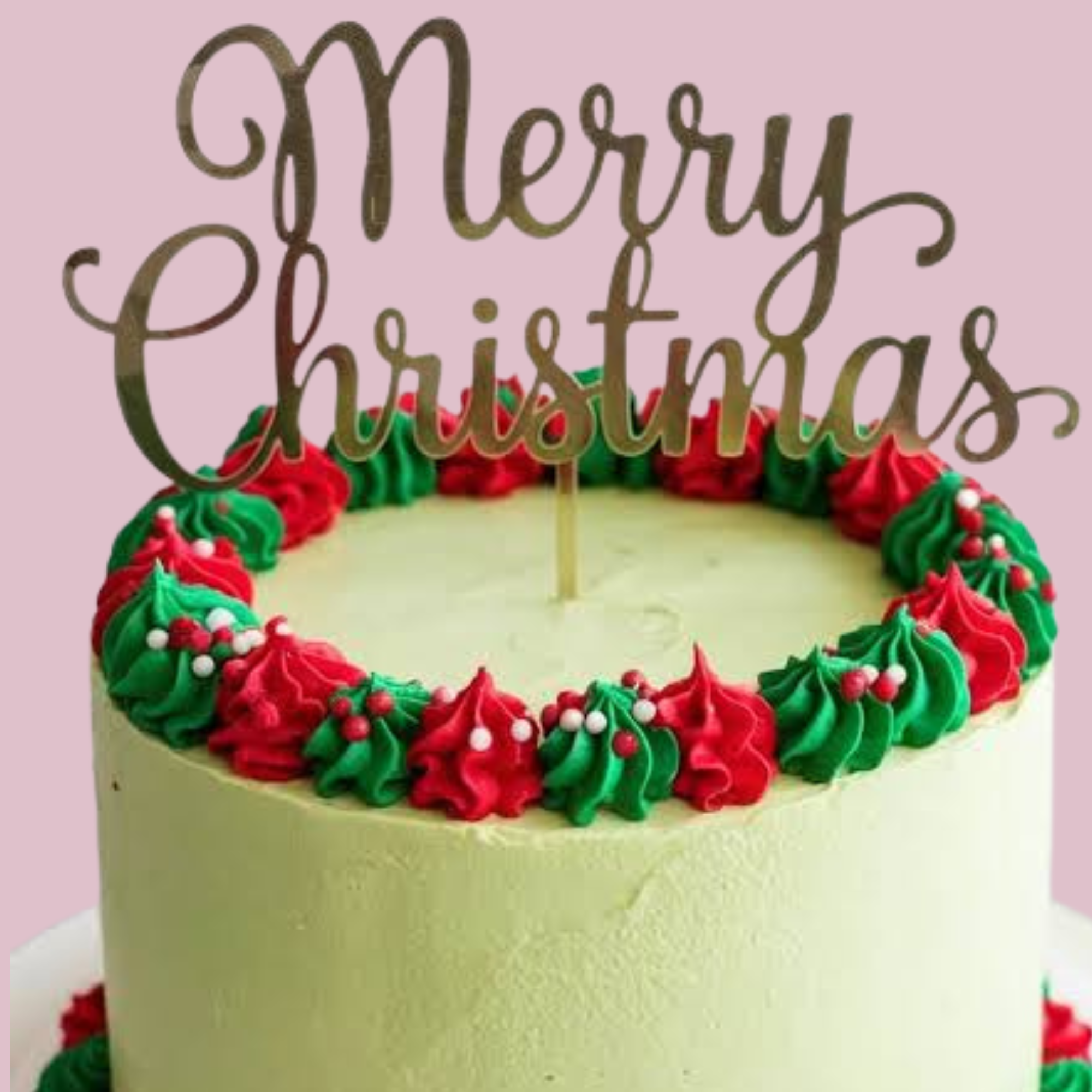 Merry Christmas Cake